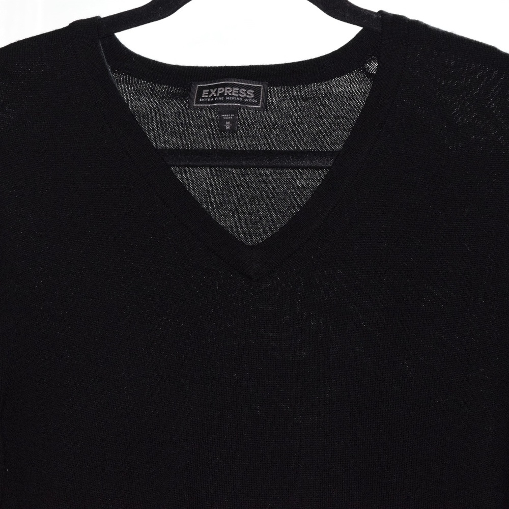Express Medium Extra Fine Merion Wool Long Sleeve
